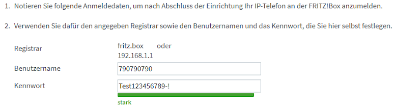 FritzBox Password