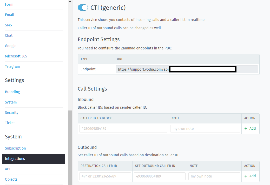 Zammad CTI Endpoint Image